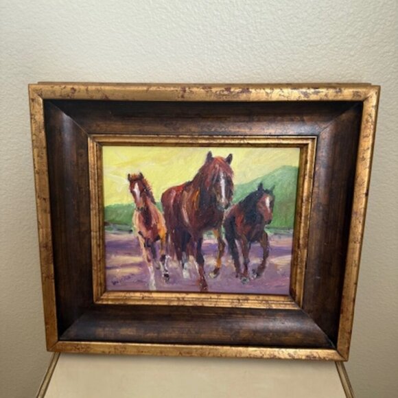 wicken horse painting - Picture 1 of 5